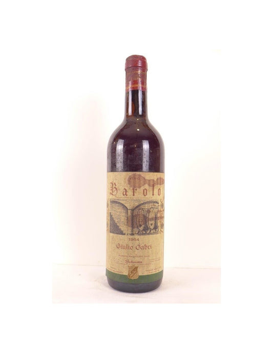 1964 - barolo - giulio gabri (étiquette tâchée) - rouge - piémont Italie - Just Wines 