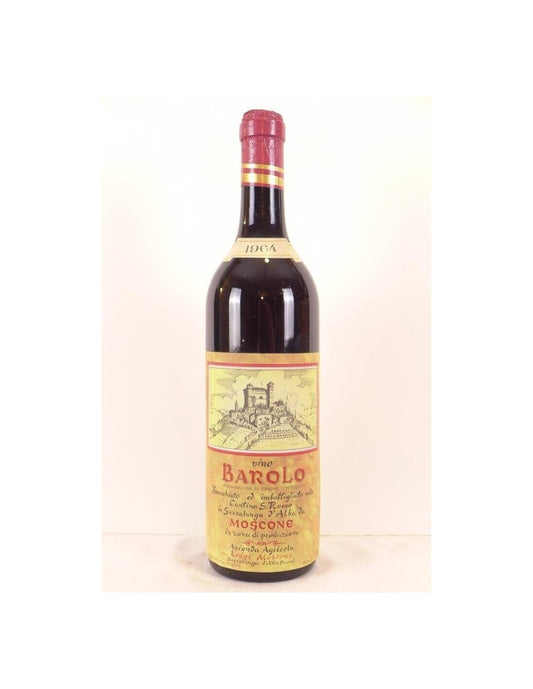 1964 - barolo - moscone - rouge - piémont Italie - Just Wines 