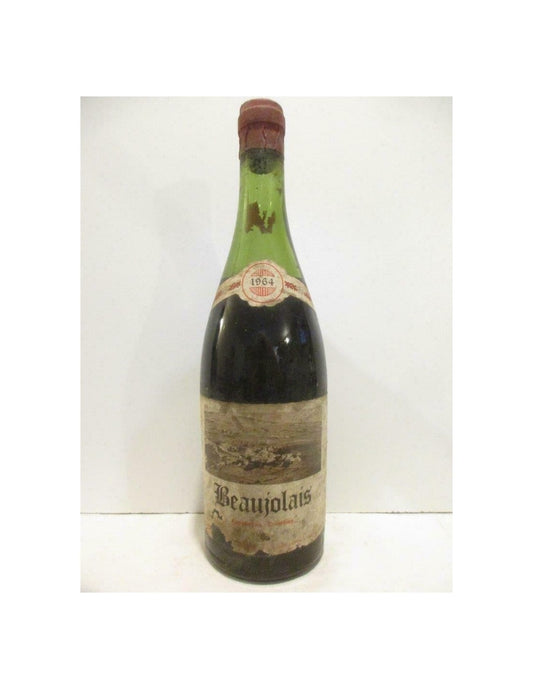 1964 - beaujolais - noël briday (étiquette abîmée) - rouge - beaujolais - Just Wines 