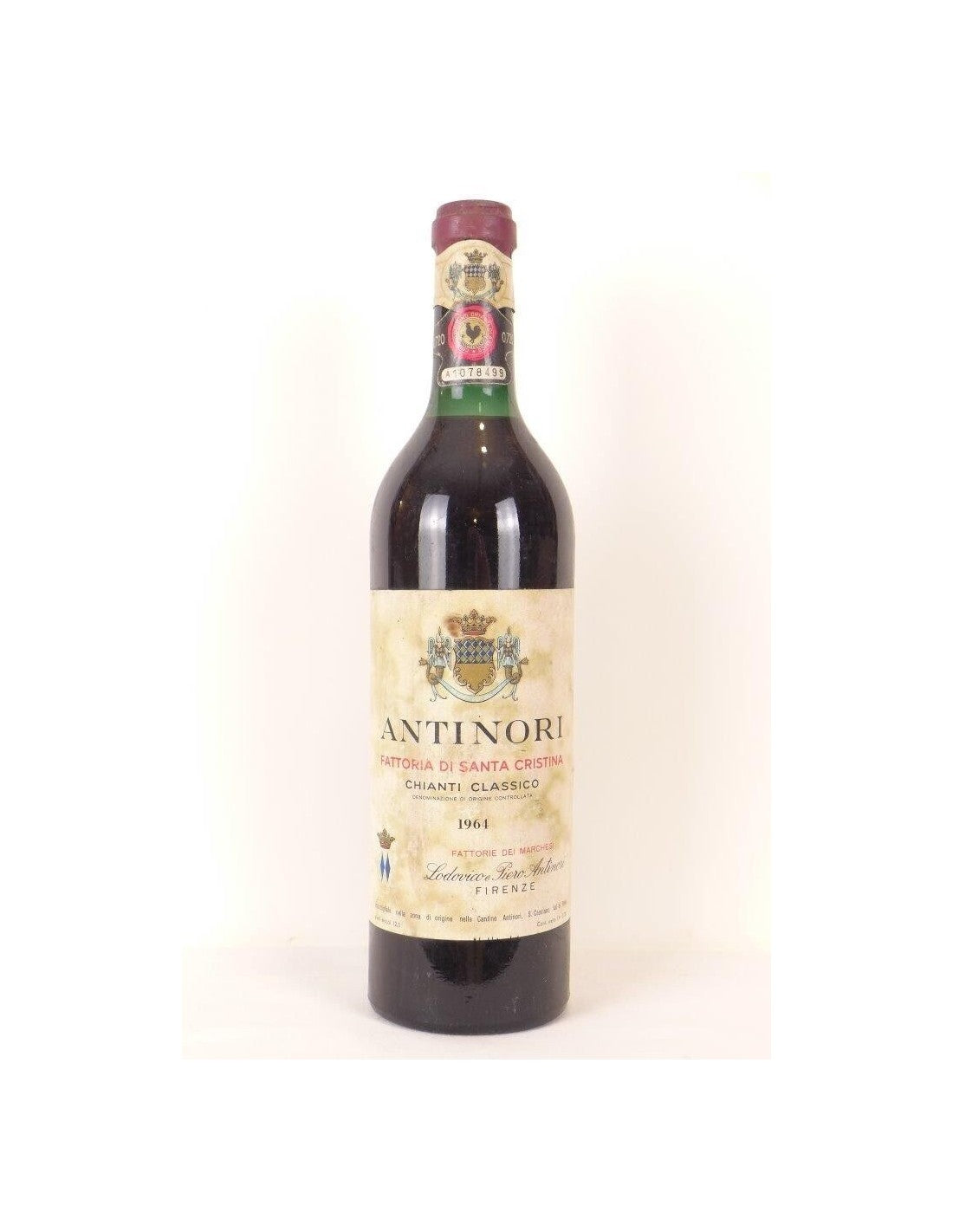 1964 - chianti classico - antinori (b1) - rouge - toscane Italie - Just Wines 