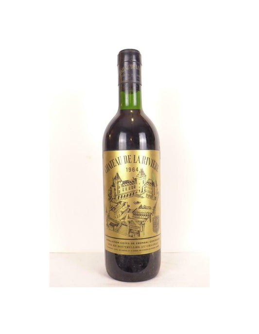 1964 - fronsac - château de la rivière - rouge - bordeaux - Just Wines 