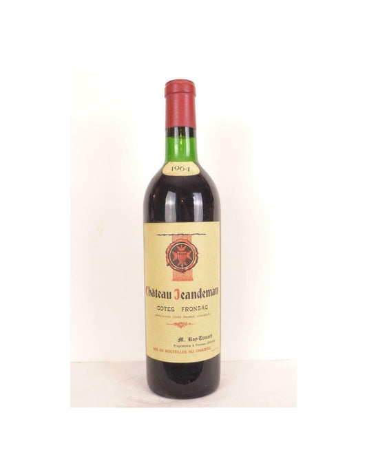 1964 - fronsac - château jeandeman - rouge - bordeaux - Just Wines 