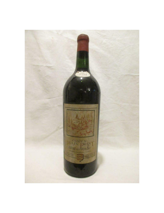 1964 - fronsac - château plain point (b2) magnum 150cl - rouge - bordeaux france - Just Wines 