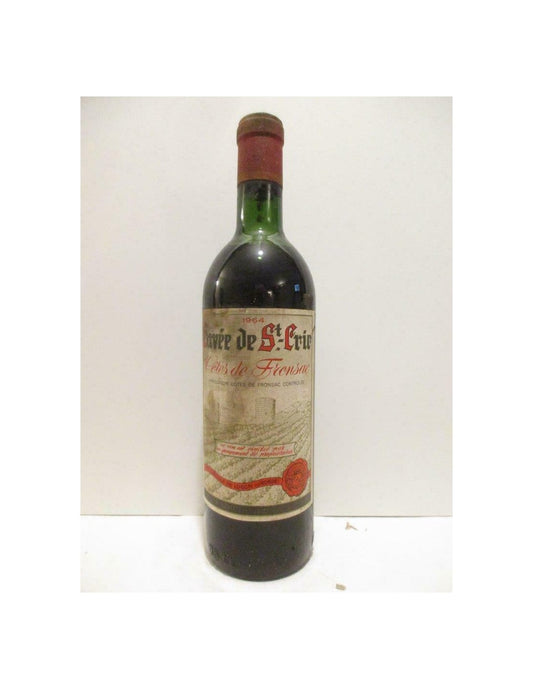 1964 - fronsac - cuvée de saint-cric - rouge - bordeaux - Just Wines 