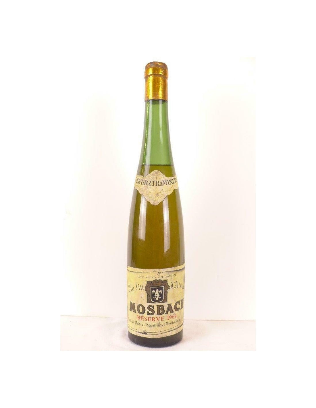 1964 - gewurztraminer - mosbach réserve - blanc - alsace - Just Wines 