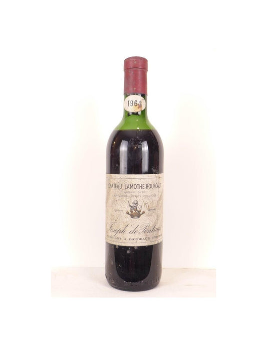 1964 - graves - château lamothe-bouscaut - rouge - bordeaux - Just Wines 