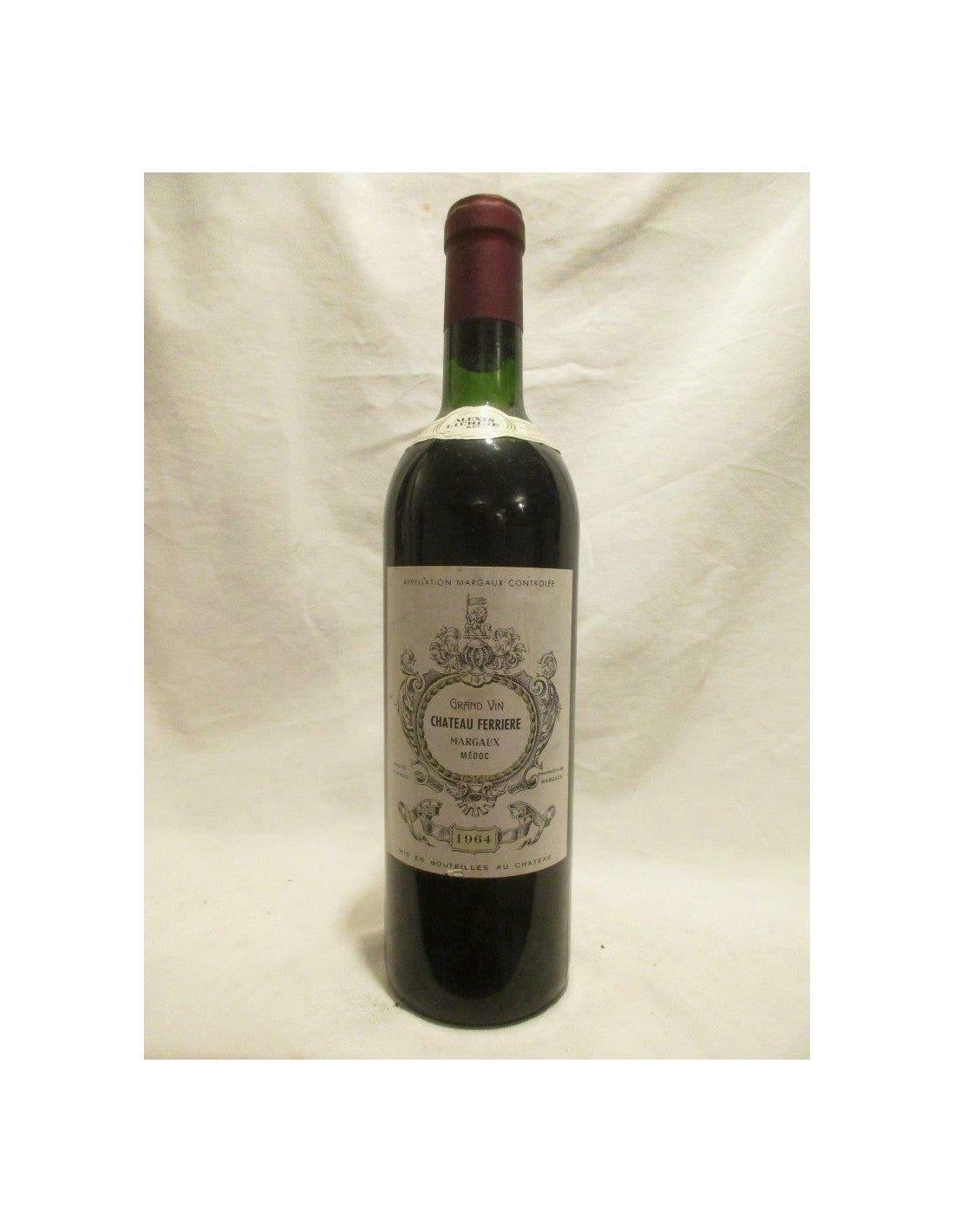 1964 - margaux - château ferrière - rouge - bordeaux - Just Wines 