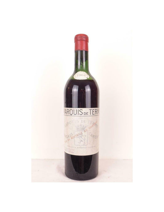 1964 - margaux - château marquis de terme grand cru classé - rouge - bordeaux - Just Wines 