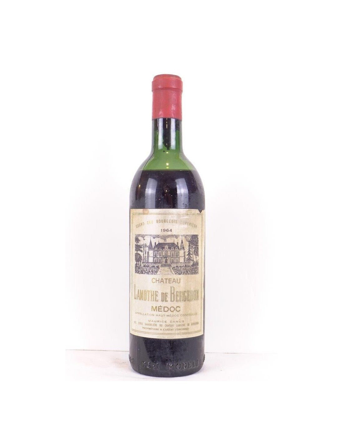 1964 - médoc - château lamothe bergeron cru bourgeois supérieur - rouge - bordeaux - Just Wines 