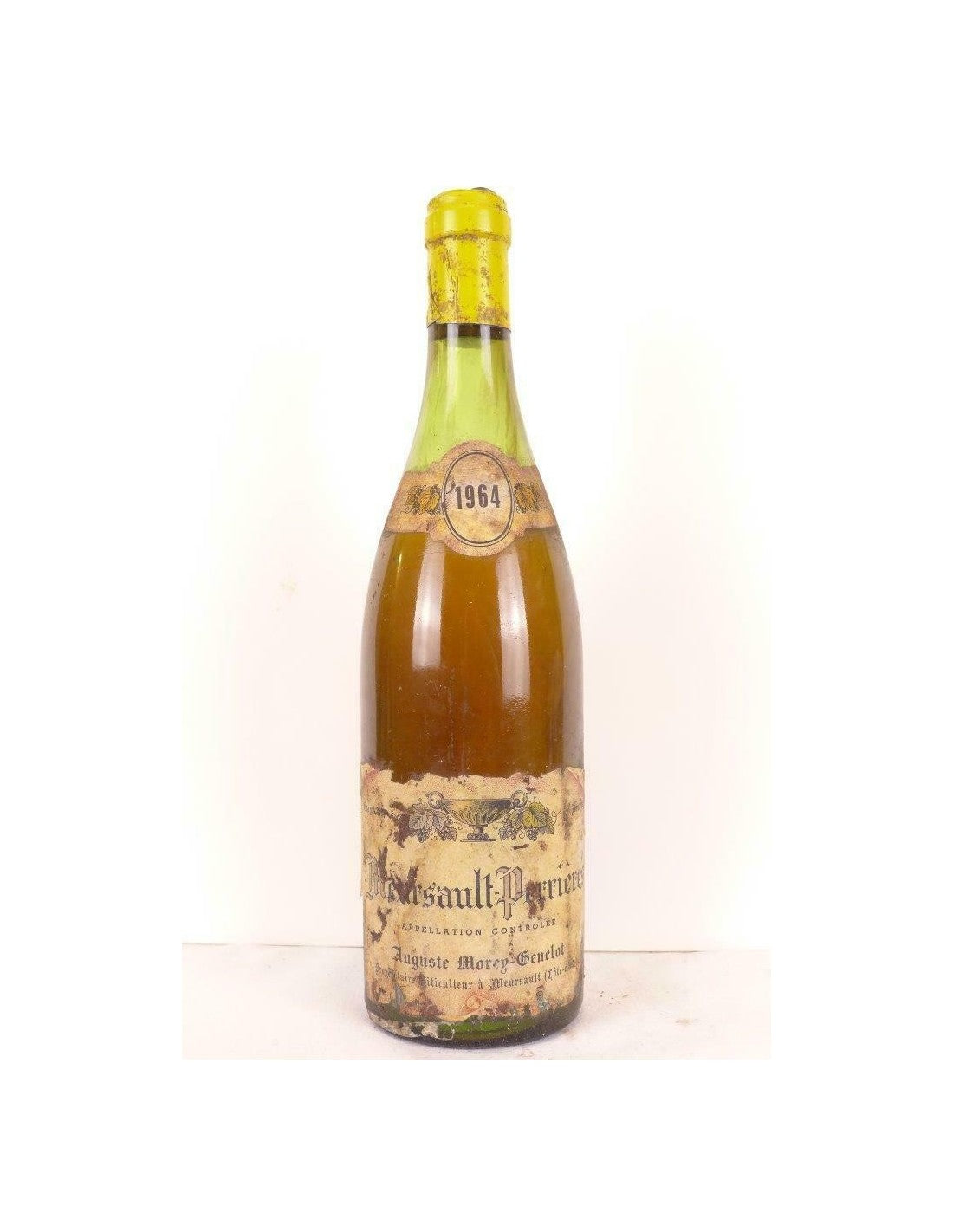 1964 - meursault - auguste morey-genelat perrières - blanc - bourgogne - Just Wines 