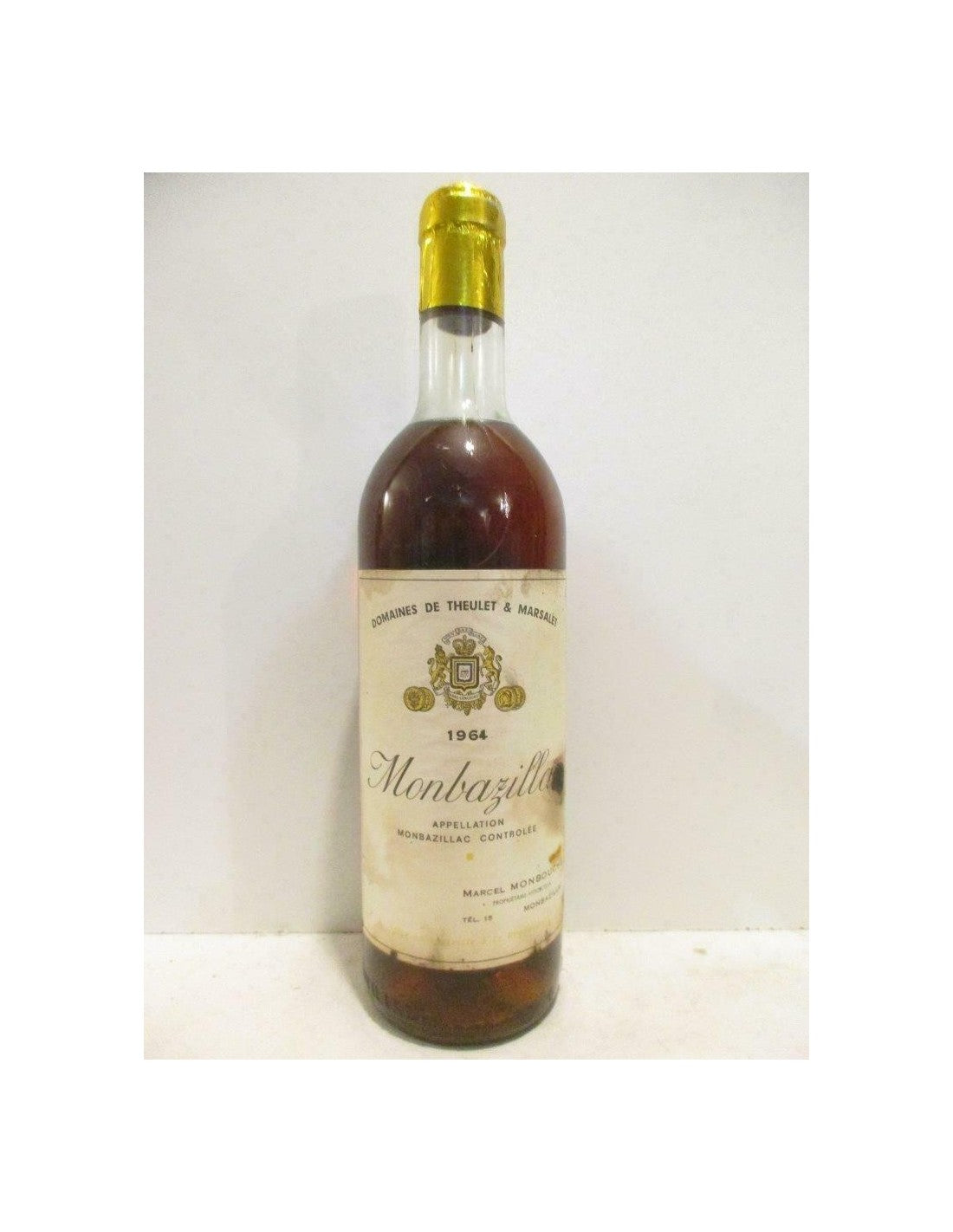 1964 - monbazillac - theulet et marsalet (b2) - liquoreux - sud-ouest - Just Wines 