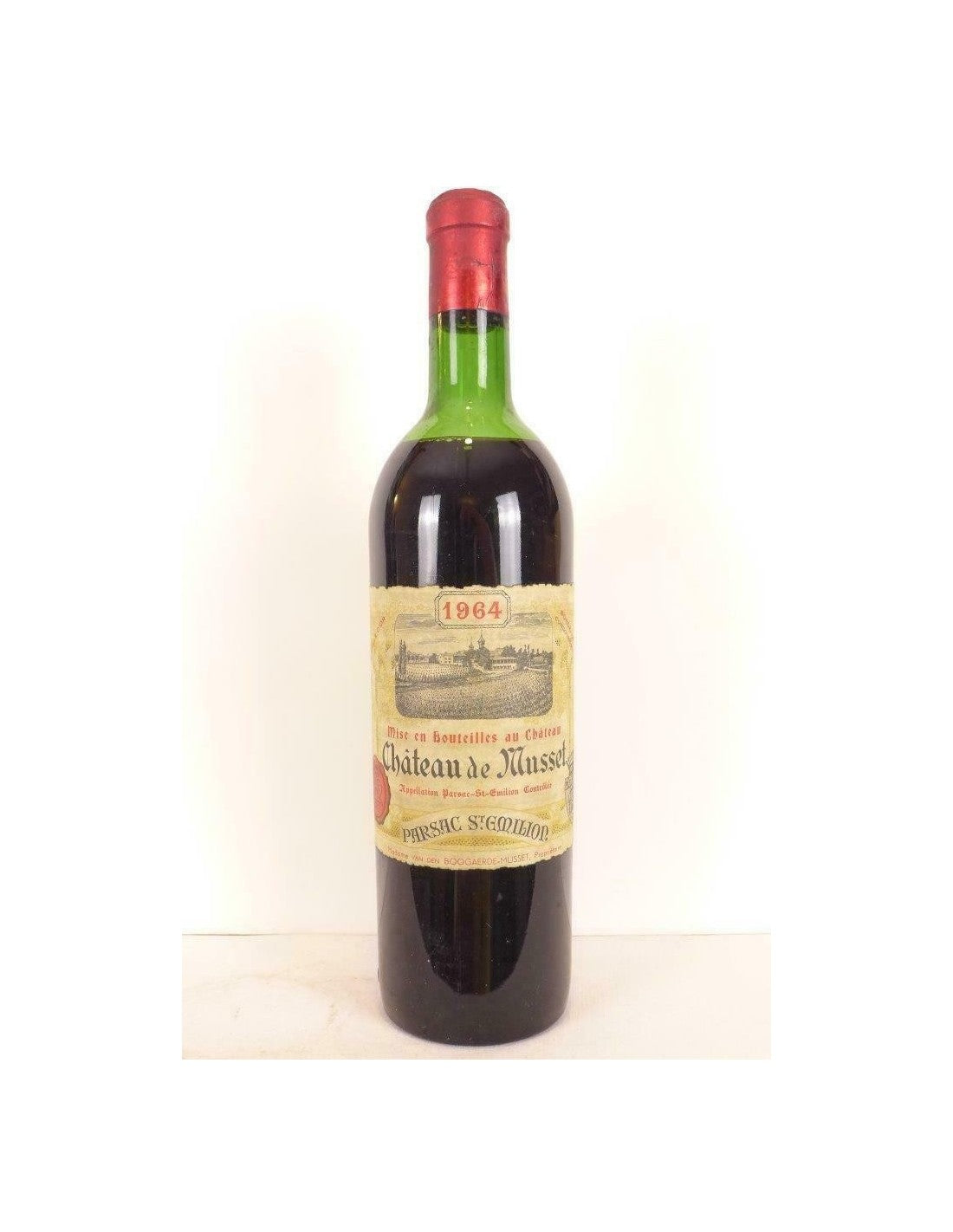 1964 - parsac saint-émilion - château de musset - rouge - bordeaux - Just Wines 