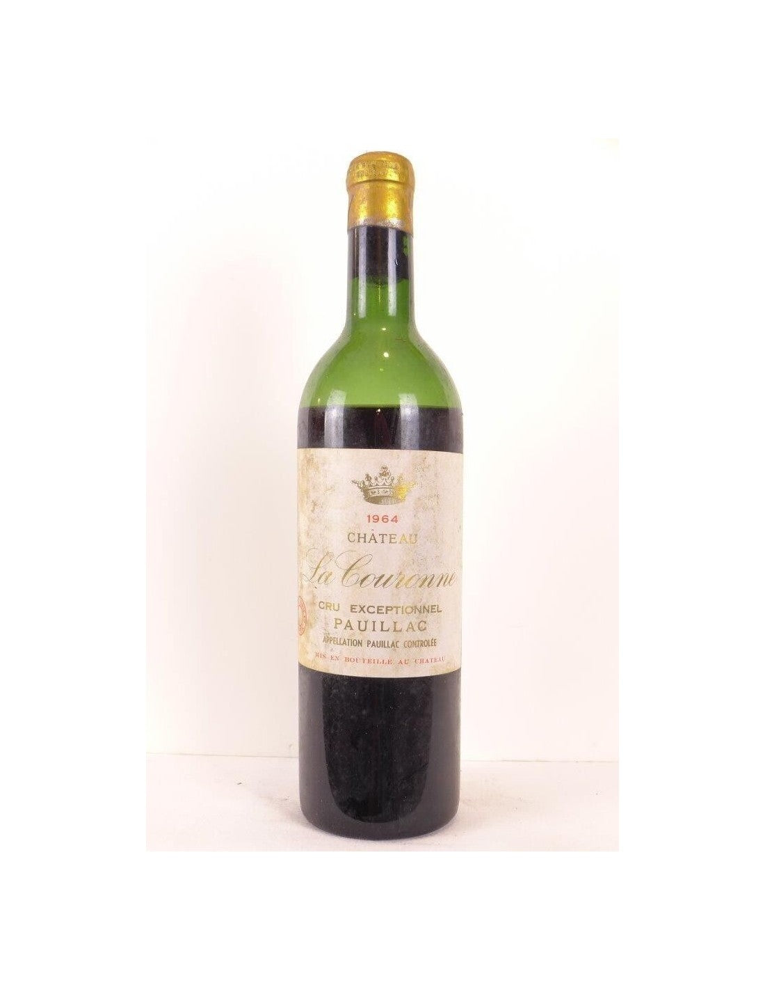 1964 - pauillac - château la couronne francis borie cru exceptionnel (niveau bas capsule abîmée) - rouge - bordeaux - Just Wines 