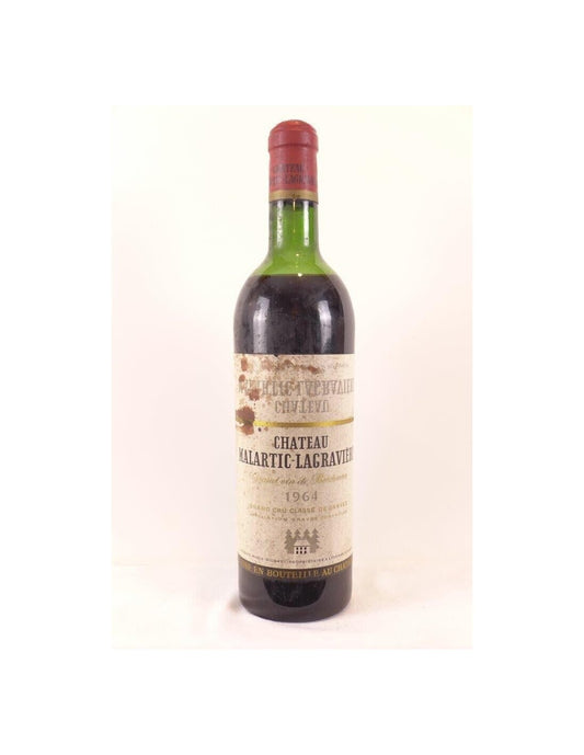 1964 - pessac-léognan - château malartic-lagravière grand cru classé (étiquette tâchée) - rouge - bordeaux - Just Wines 