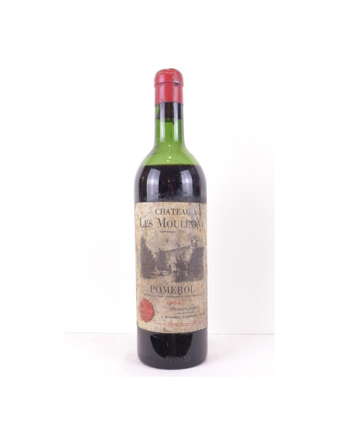 1964 - pomerol - château les moulinets (b3) - rouge - bordeaux - Just Wines 