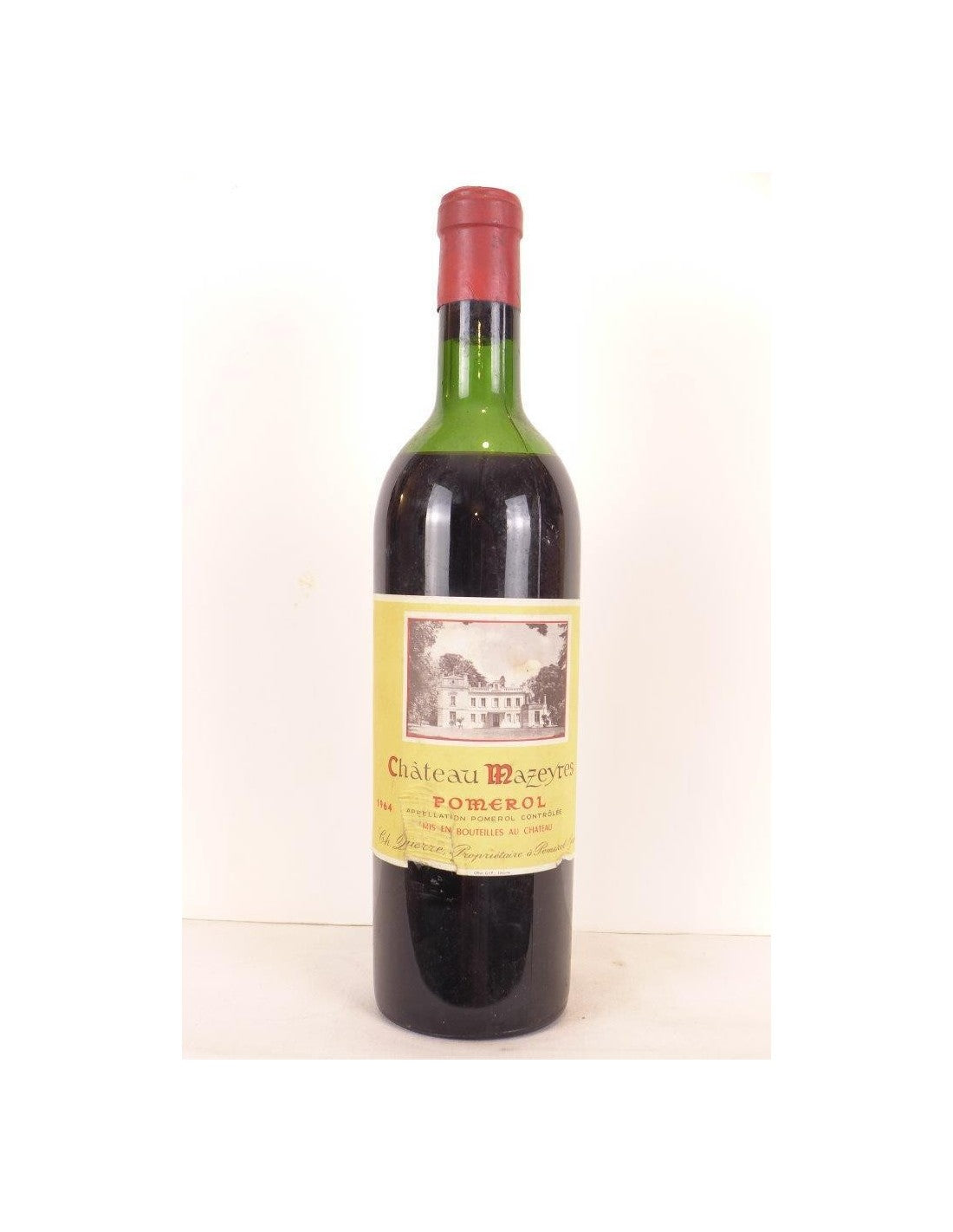 1964 - pomerol - château mazeyres (étiquette avec accro) - rouge - bordeaux - Just Wines 