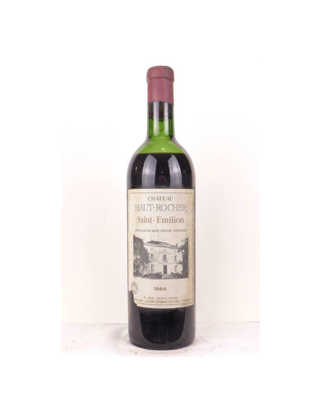 1964 - saint-émilion - château haut-rocher - rouge - bordeaux - Just Wines 