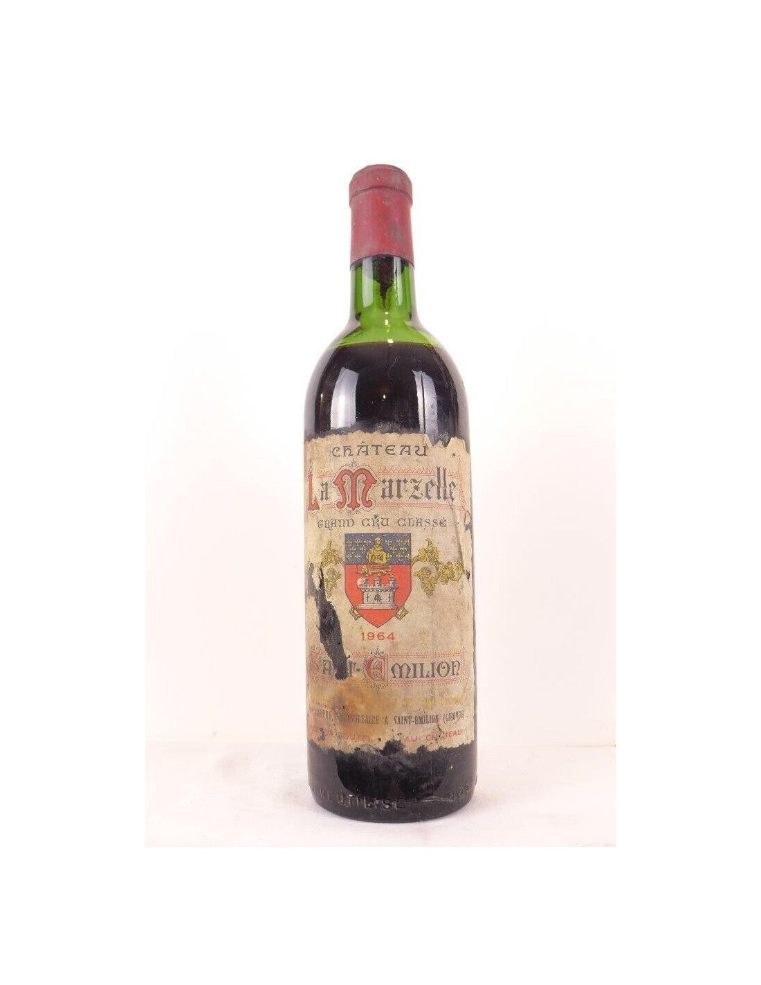 1964 - saint-émilion - château la marzelle grand cru classé - rouge - bordeaux - Just Wines 