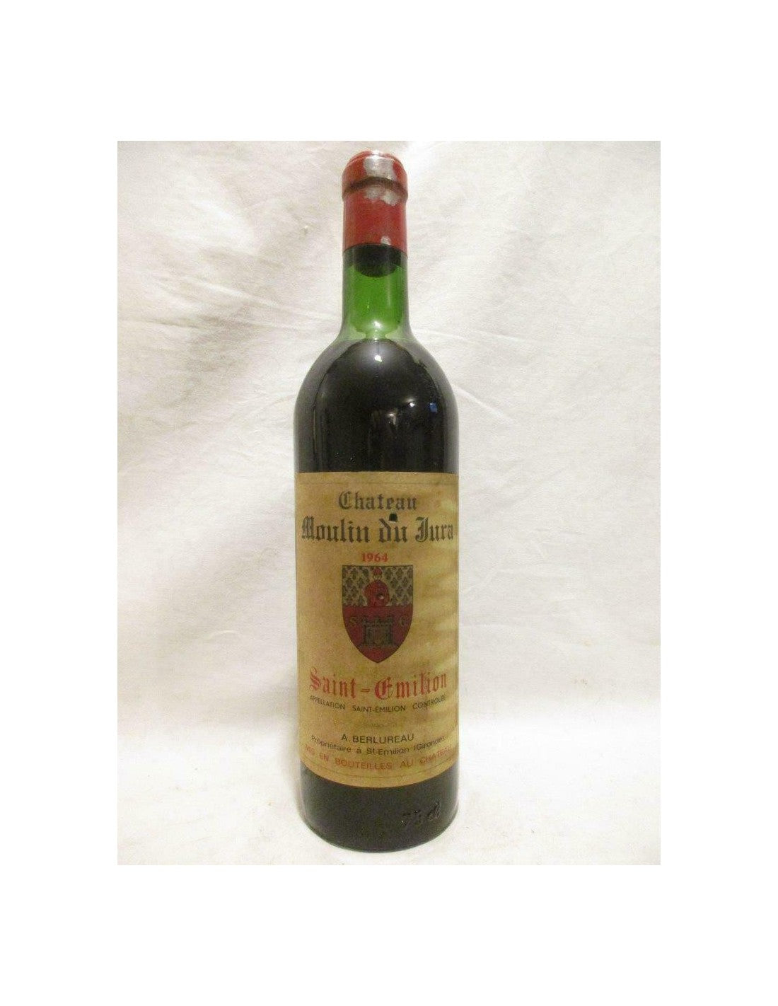 1964 - saint-émilion - château moulin du jura - rouge - bordeaux - Just Wines 