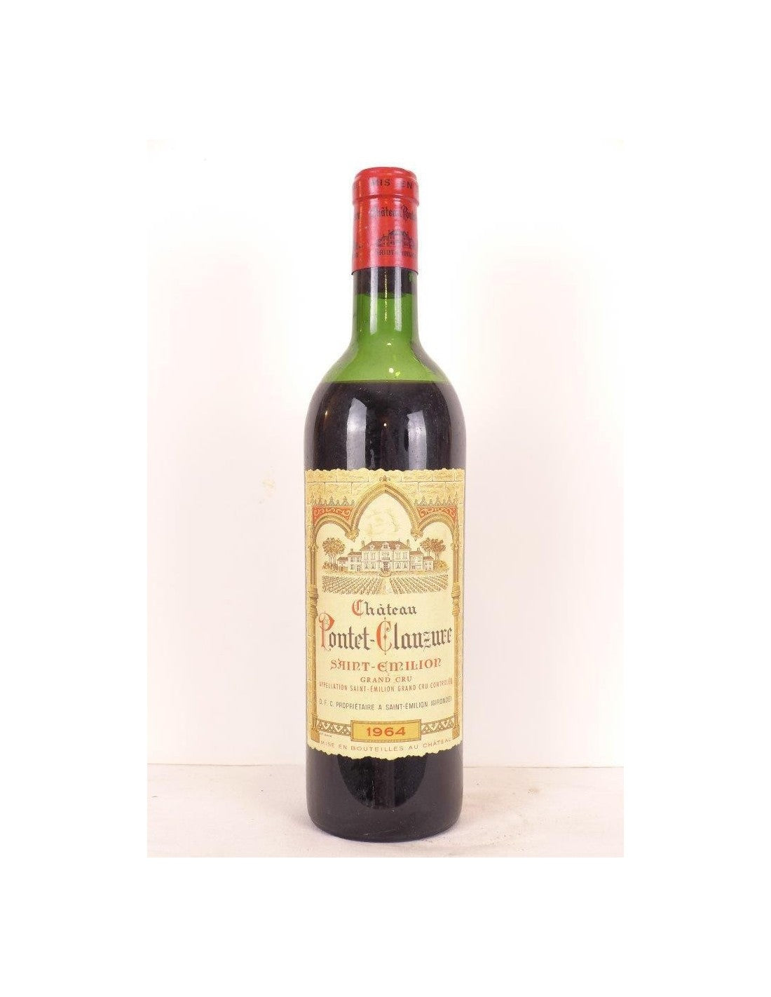 1964 - saint-émilion - château pontet-clauzure grand cru - rouge - bordeaux - Just Wines 