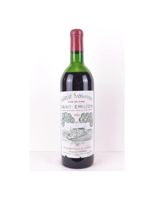 1964 - saint-émilion - château sansonnet grand cru classé - rouge - bordeaux - Just Wines 