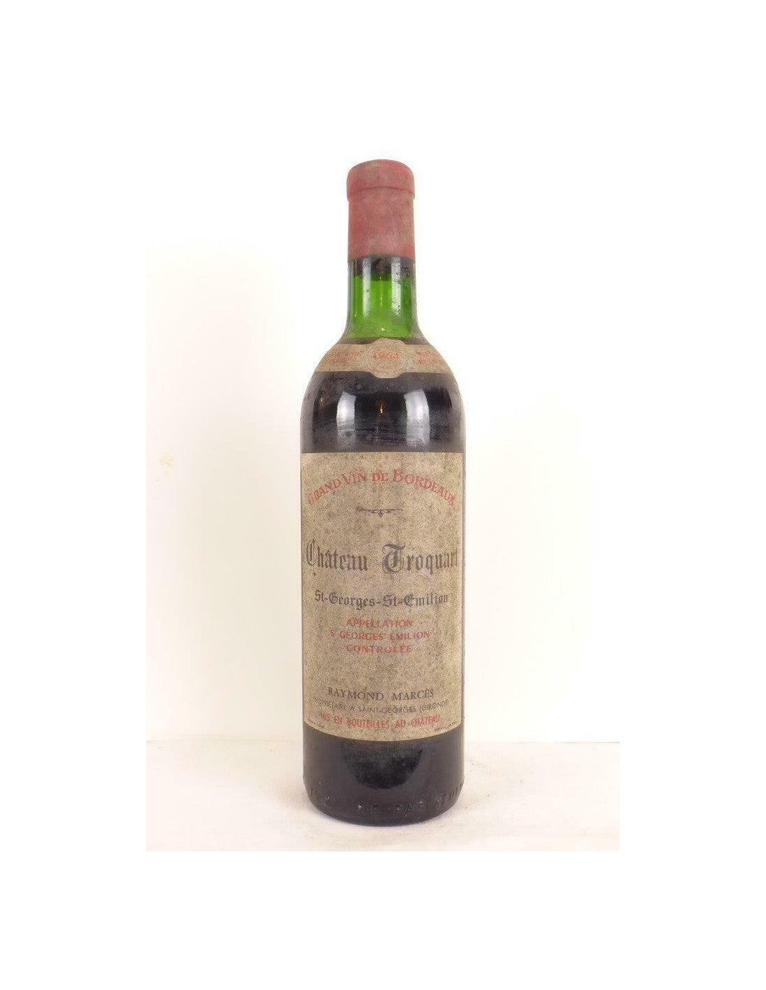 1964 - saint-georges saint-émilion - château troquart - rouge - bordeaux - Just Wines 