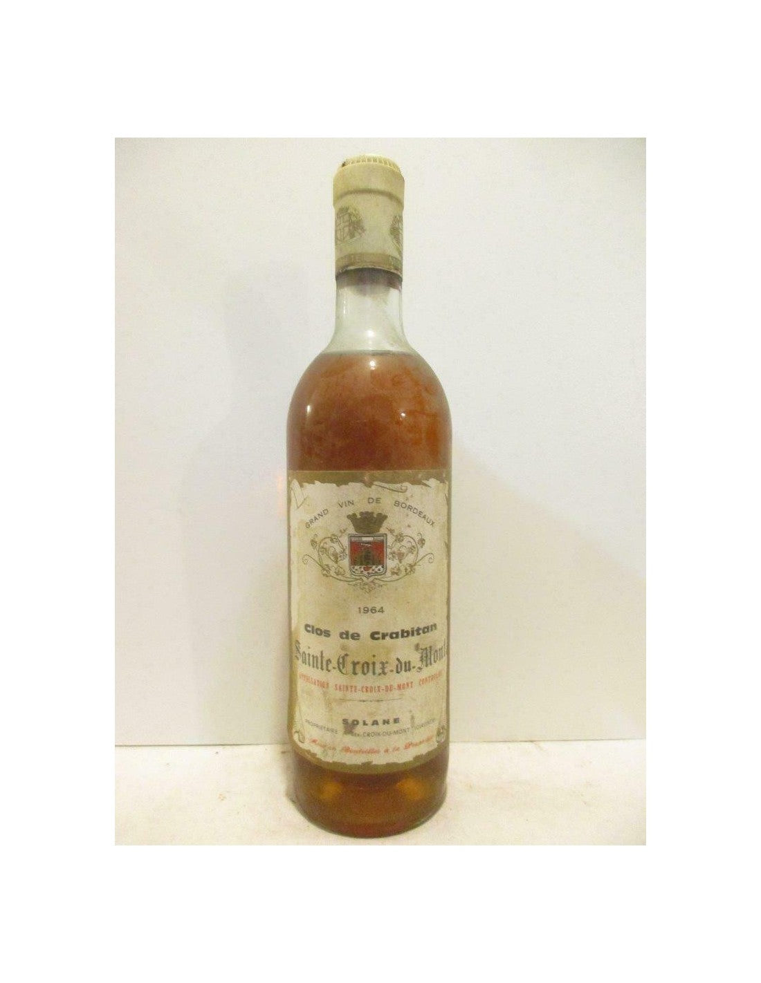 1964 - sainte-croix du mont - clos de crabitan - liquoreux - bordeaux - Just Wines 