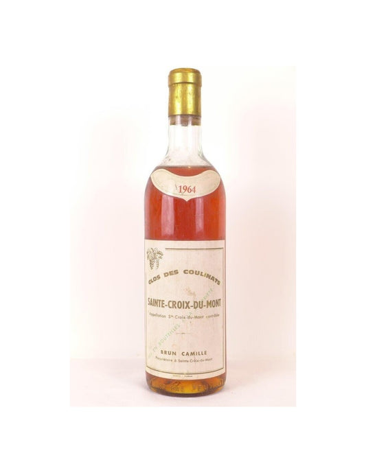 1964 - sainte-croix du mont - clos des coulinats - liquoreux - bordeaux - Just Wines 