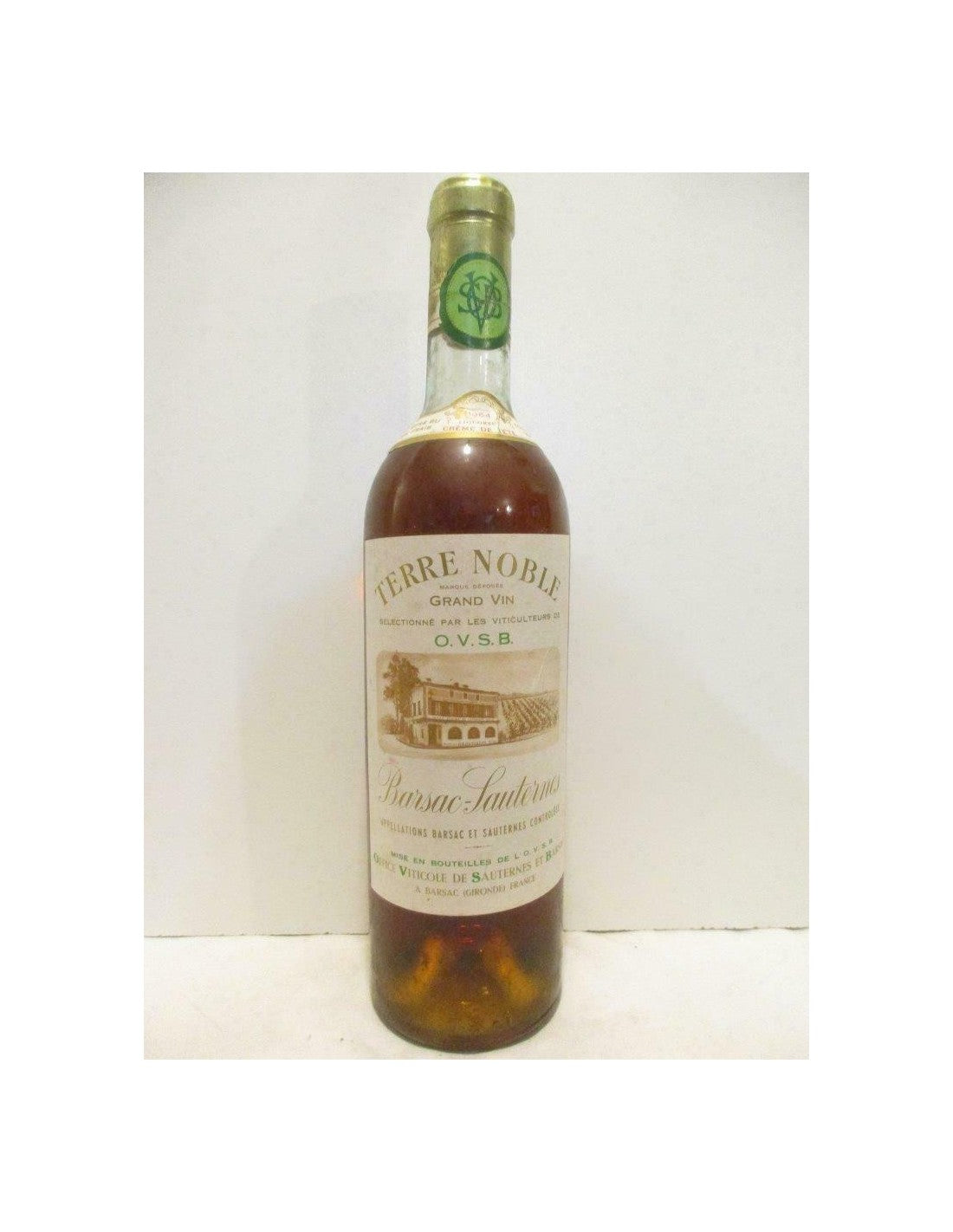 1964 - sauternes - OVSB terre noble barsac crème de tête - liquoreux - bordeaux - Just Wines 