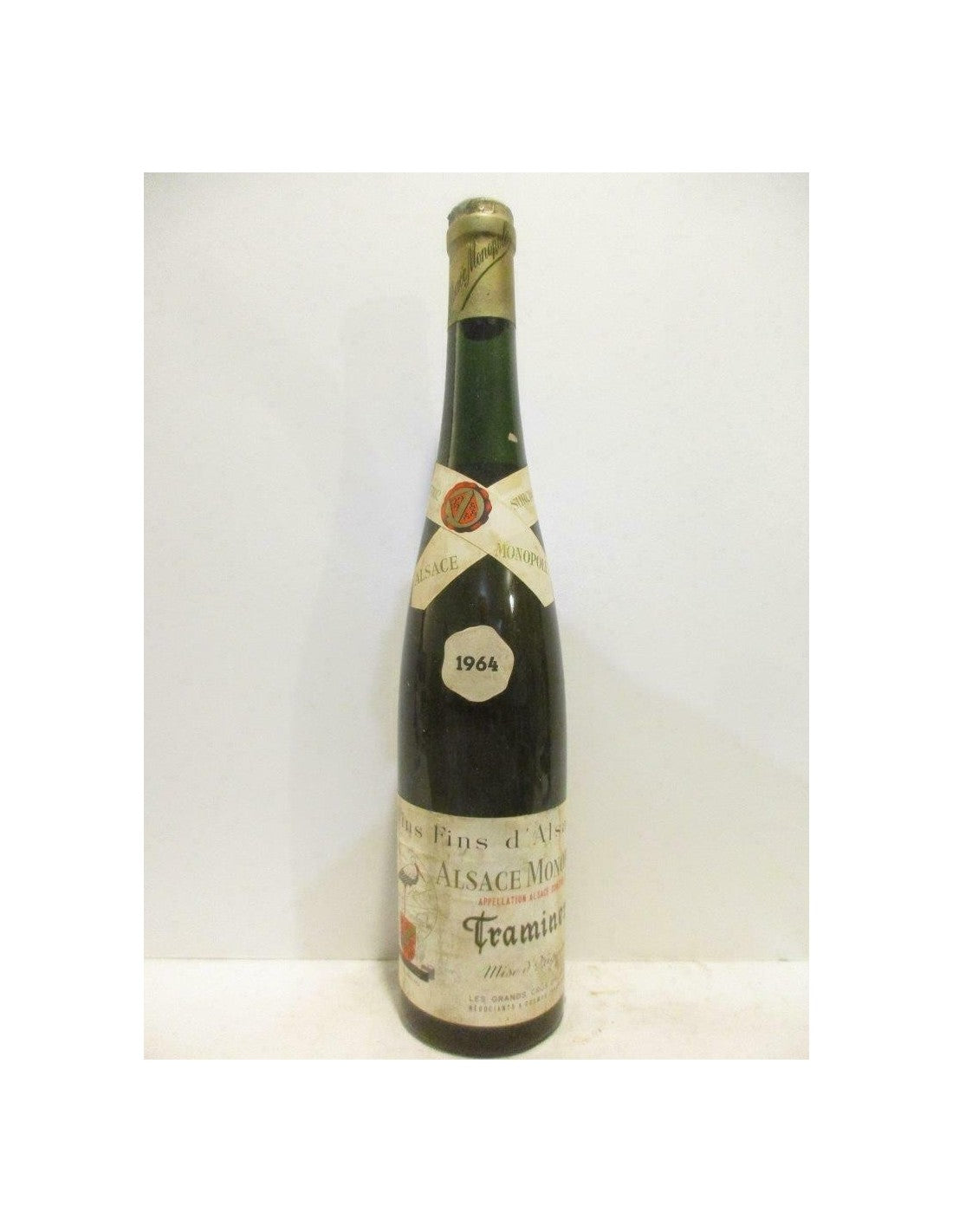 1964 - traminer - Les Grands Crus d Alsace (niveau bas capsule abîmée) - blanc - alsace - Just Wines 