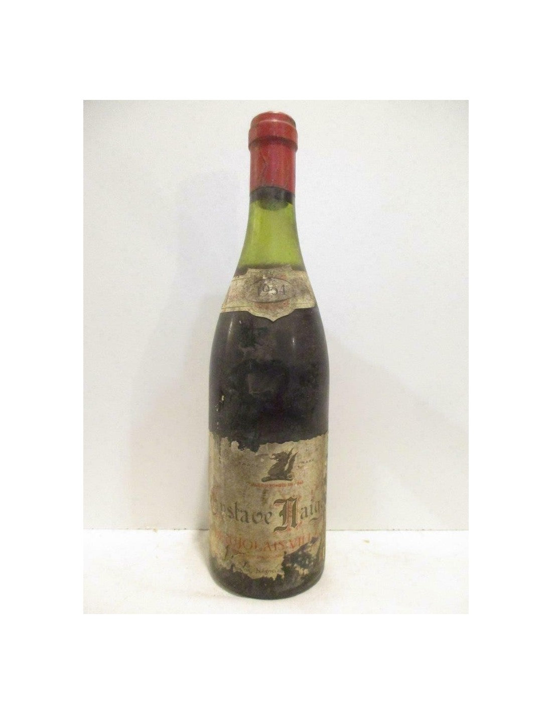 1964 - villages - gustave naigeon (étiquette abîmée) - rouge - beaujolais - Just Wines 