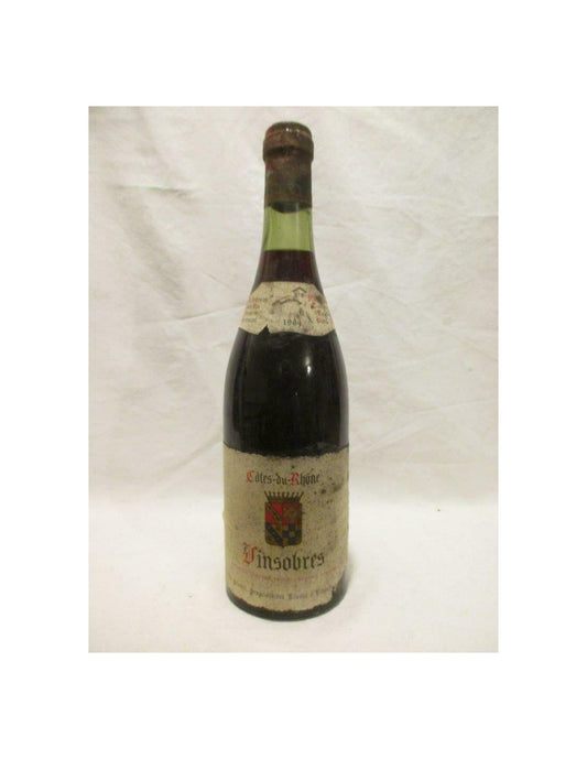 1964 - vinsobres - cave du prieuré (b1) - rouge - rhône france - Just Wines 