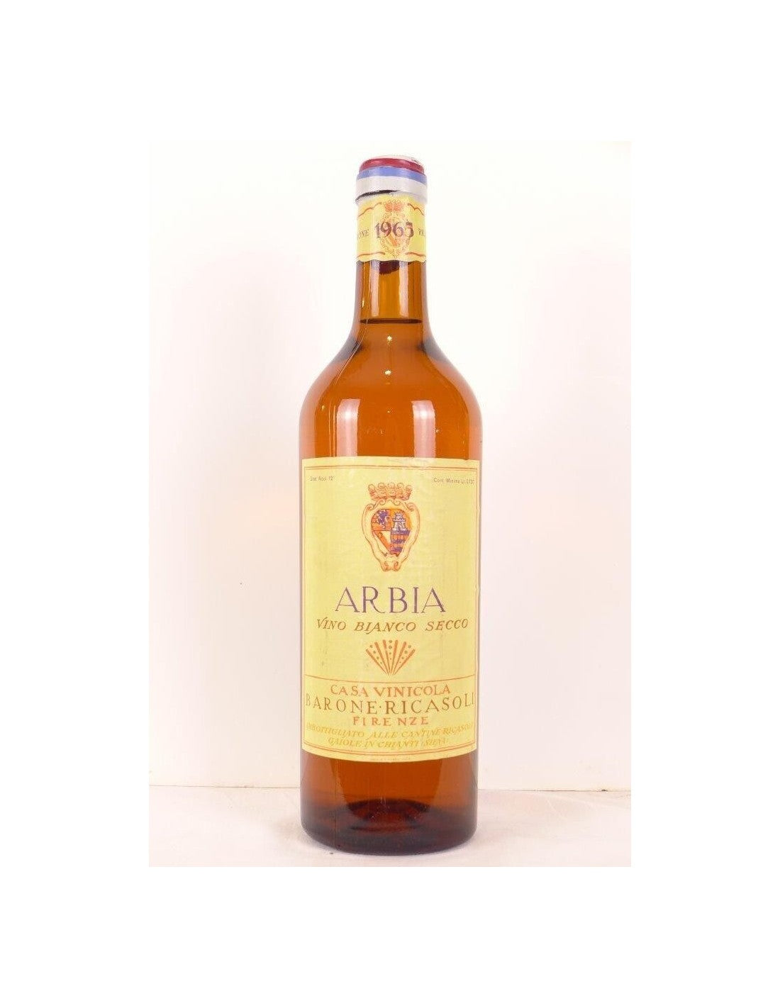 1965 - arbia - barone ricasoli - blanc - toscane Italie - Just Wines 