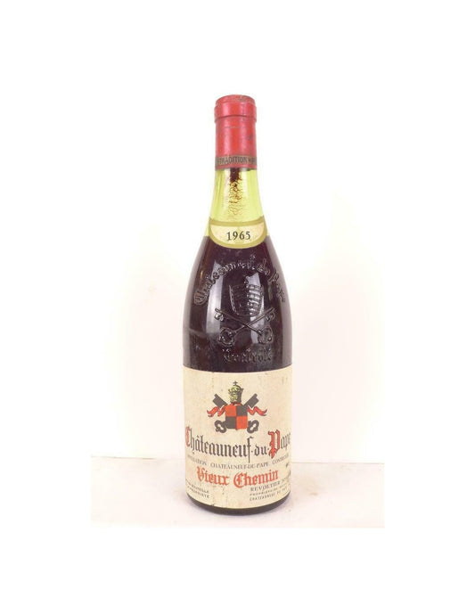 1965 - châteauneuf du pape - vieux chemin (capsule abîmée) - rouge - rhône - Just Wines 