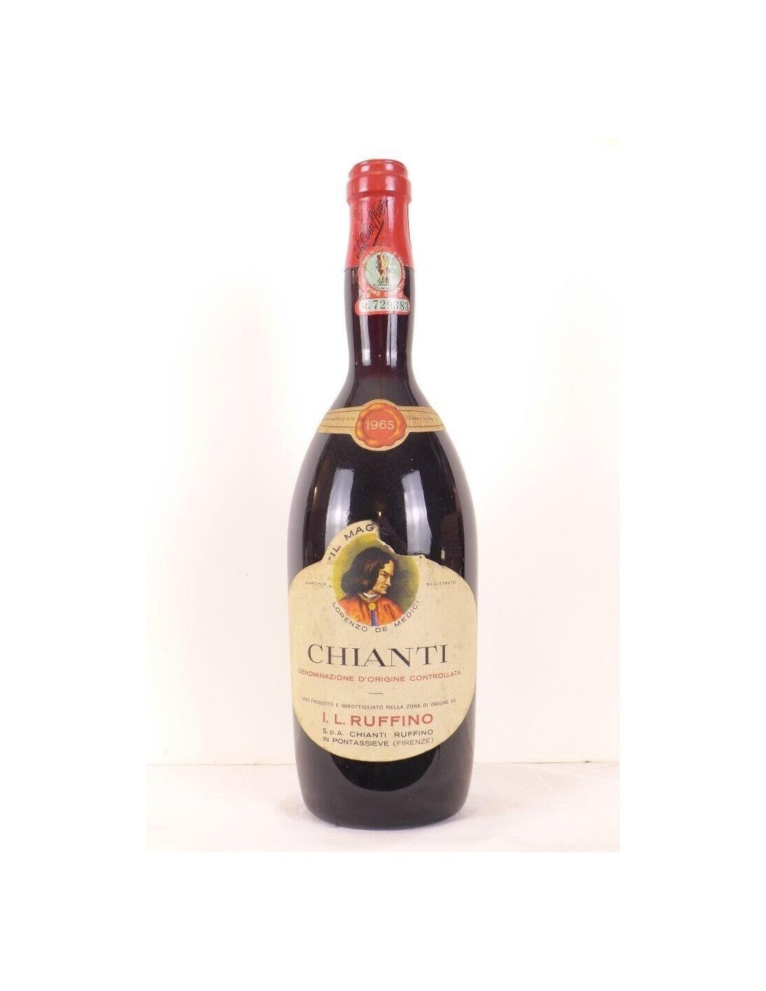 1965 - chianti classico - ruffino - rouge - toscane Italie - Just Wines 