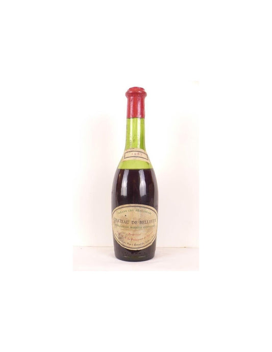 1965 - morgon - charles piat château de bellevue (capsule abîmée) 50 cl - rouge - beaujolais - Just Wines 