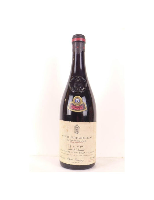 1965 - nizza - bersano riserva speciale cremosina - rouge - piémont Italie - Just Wines 