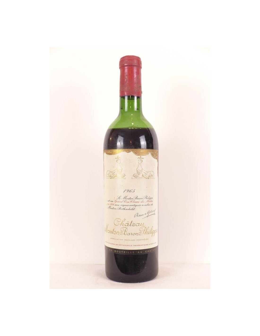 1965 - pauillac - château mouton baron philippe de rothschild grand cru classé - rouge - bordeaux - Just Wines 