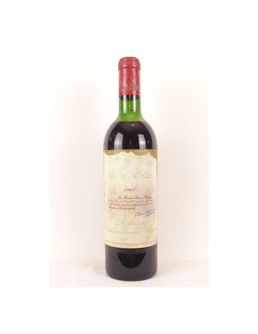 1965 - pauillac - château mouton baron philippe de rothschild grand cru classé - rouge - bordeaux - Just Wines 