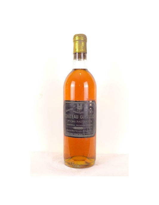 1965 - sauternes - château guiraud grand cru classé - liquoreux - bordeaux - Just Wines 