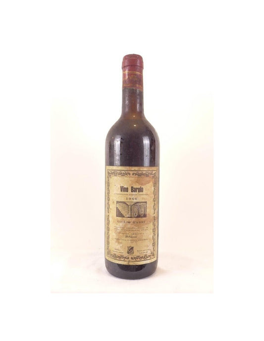 1966 - barolo - giulio gabri (étiquette tâchée) - rouge - piémont Italie - Just Wines 