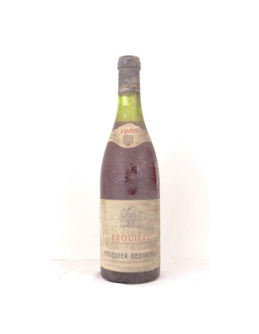 1966 - brouilly - pasquier-desvignes - rouge - beaujolais - Just Wines 