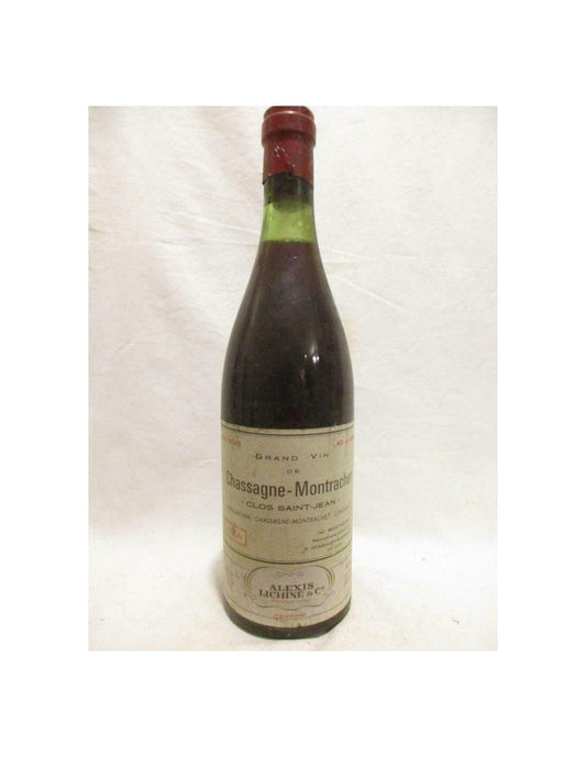 1966 - chassagne-montrachet - alexis lichine clos saint-jean - rouge - bourgogne - Just Wines 