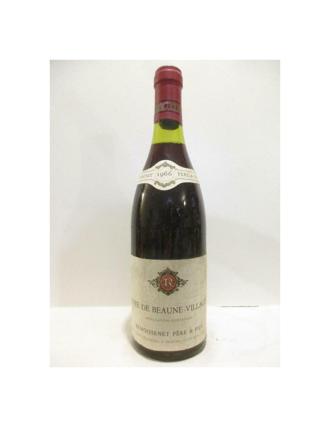 1966 - côte de beaune villages - remoissenet père et fils - rouge - bourgogne - Just Wines 