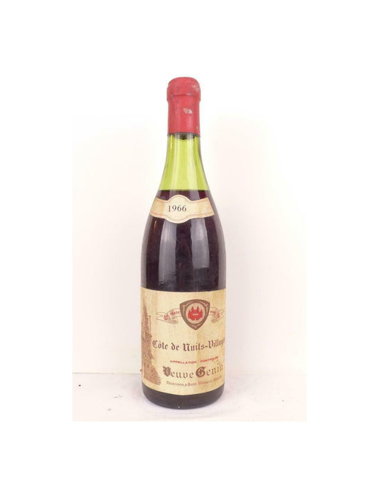 1966 - côte de nuits villages - veuve genin (b2) - rouge - bourgogne - Just Wines 