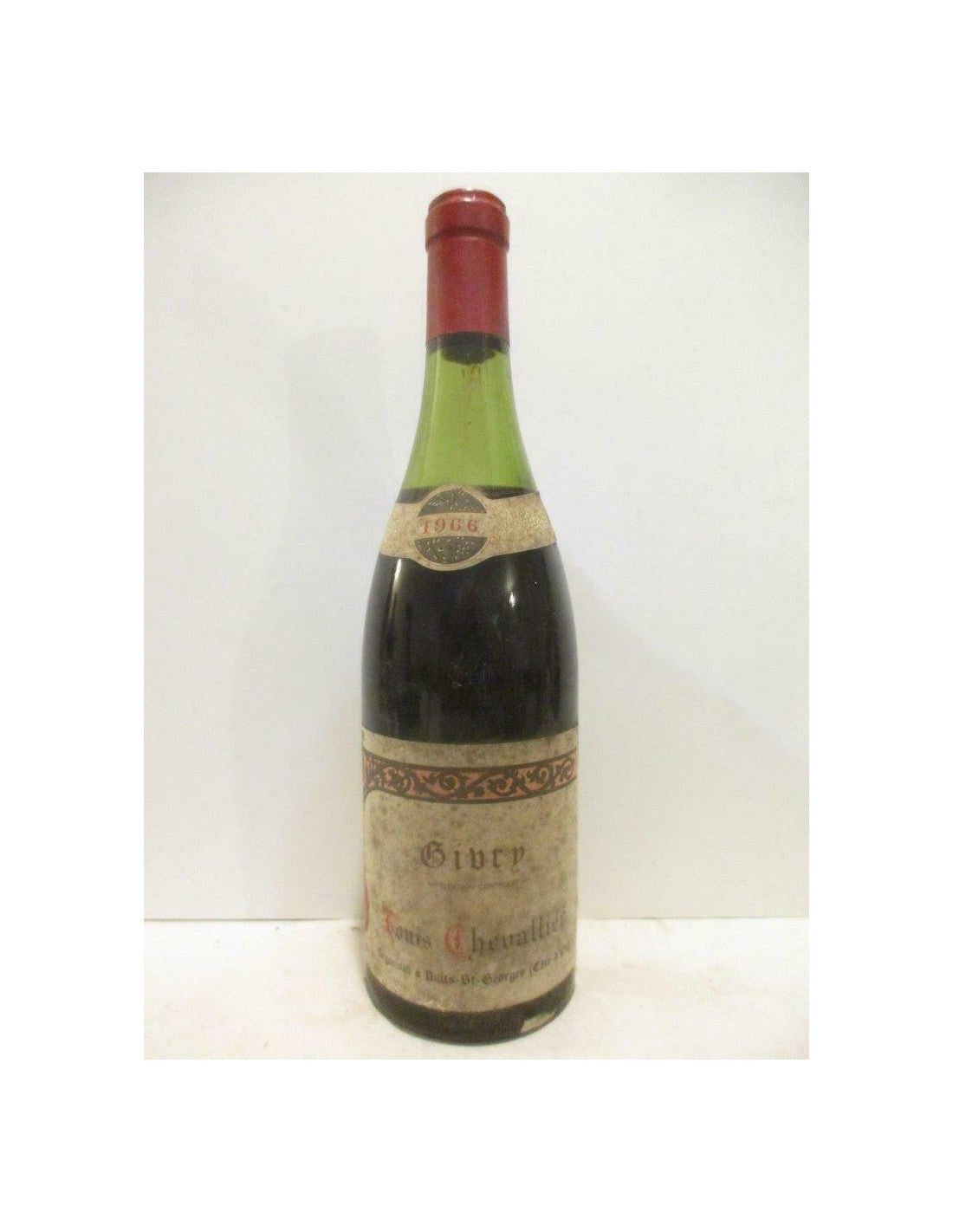 1966 - givry - louis chevallier - rouge - bourgogne - Just Wines 