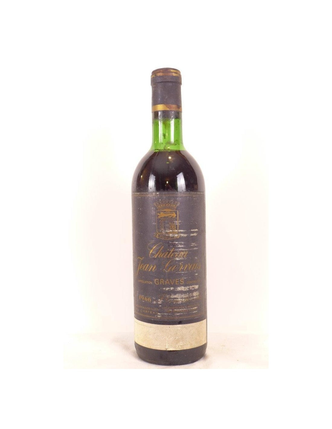 1966 - graves - château jean gervais - rouge - bordeaux - Just Wines 