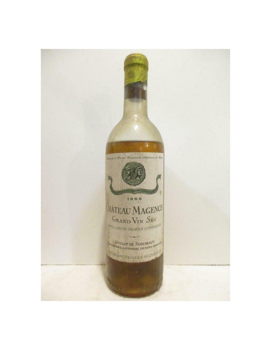 1966 - graves - château magence (niveau bas) - blanc - bordeaux - Just Wines 