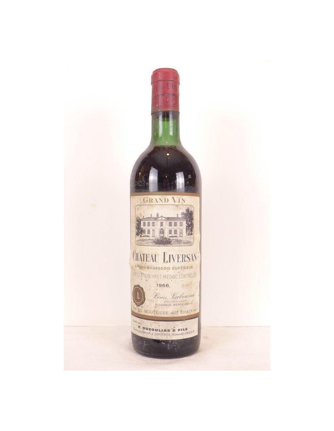 1966 - haut-médoc - château liversan cru bourgeois - rouge - bordeaux - Just Wines 