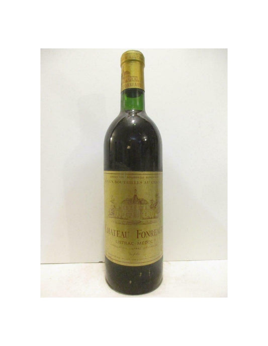 1966 - listrac - château fonréaud cru bourgeois supérieur - rouge - bordeaux - Just Wines 